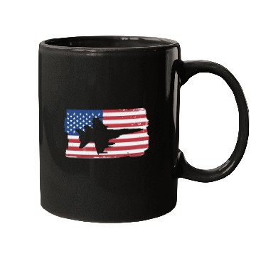 Discover F-18 Hornet Fighter Jet American Flag F18 Hornet Mugs