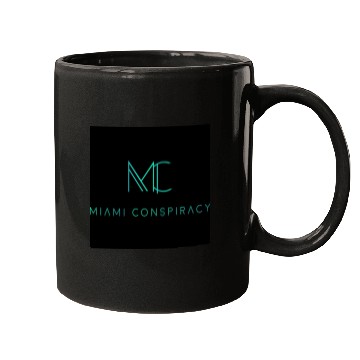 Discover Miami Conspiracy Green Logo Mugs