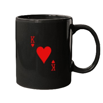 Discover King Of Hearts Matching Couple Saint Valentine's D Mugs