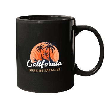 Discover California surfing paradise Mugs