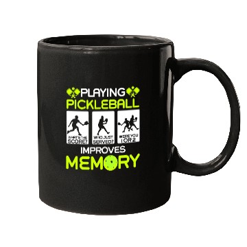 Discover Playing Pickleball Improves Memory Dink Player Mugs