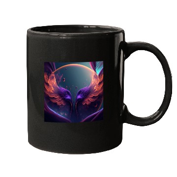 Discover Flaming phoenix wings Mugs