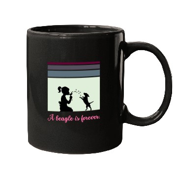 Discover A beagle is forever Mugs