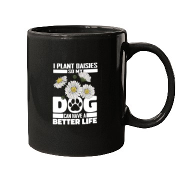 Discover Daisy Gardening Dog Mugs