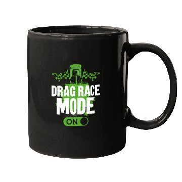 Discover Drag Racing Race Car Drag Race Mugs