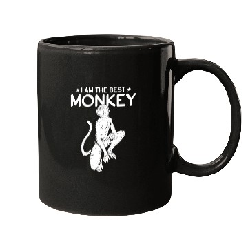 Discover Orangutan Monkey Chimpanzee Monkey - I Am The Best Mugs