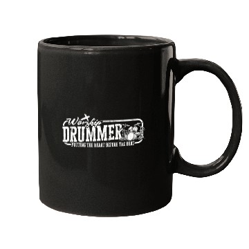 Discover drumsticks Drum Music Christian Drummer church Mugs