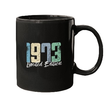 Discover 50 Years Vintage 1973 Retro 50th Birthday Mugs