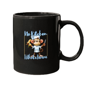 Discover Banana Vibes kitchen monkey Mugs