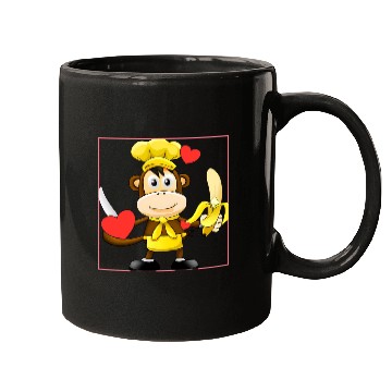 Discover Banana monkey cooks Mugs