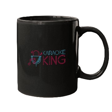 Discover Karaoke Singer 80s Retro Karaoke Mugs