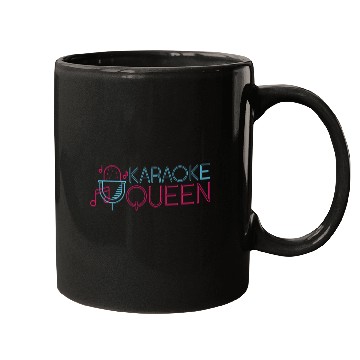 Discover Karaoke Singer 80s Retro Karaoke Mugs