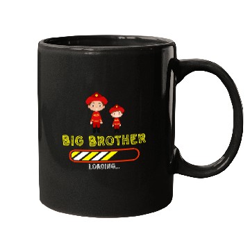 Discover Big brother fire truck fireman 2023 Mugs