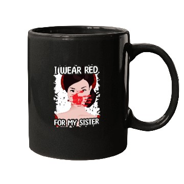 Discover I Wear Red For My Sisters Native American Mugs