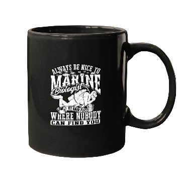 Discover Marine Biologist Mammal Sea Animals Ocean Biology Mugs