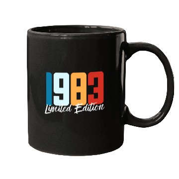 Discover 40 Years Vintage 1983 Retro 40th Birthday Mugs
