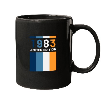Discover 40 Years Vintage 1983 Retro 40th Birthday Mugs