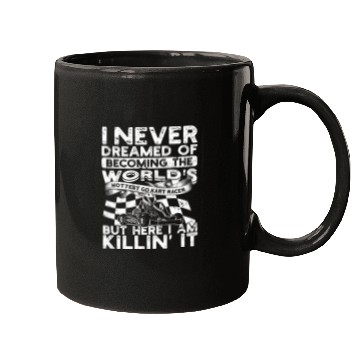 Discover Go Kart Racer Pit Crew Car Racing Karting Mugs