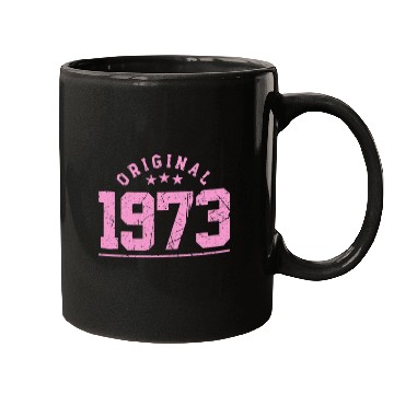Discover 50 Years Vintage 1973 Retro 50th Birthday Mugs
