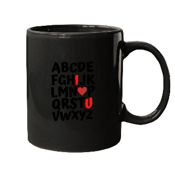 Discover Valentines Day Alphabet ABC Toddler Kids Mugs