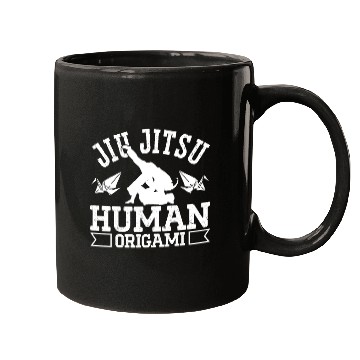 Discover Jiu jitsu human origami jujutsu martial arts mma Mugs