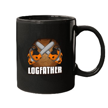 Discover chainsaw Logfather Lumberjack Mugs