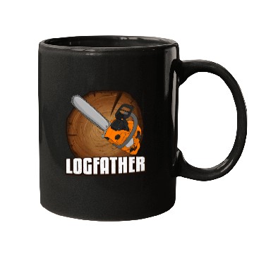 Discover chainsaw Logfather Lumberjack Mugs
