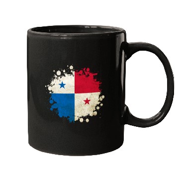 Discover Panama vintage flags blob Mugs
