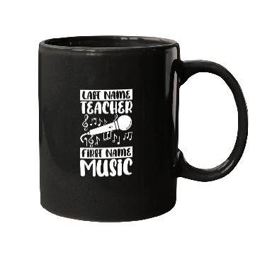 Discover Music Teacher Mic Mugs