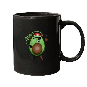 Discover Avocado Pirate - character design Mugs