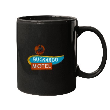 Discover Buckaroo Motel Sign Route 66 Tucumcari New Mexico Mugs