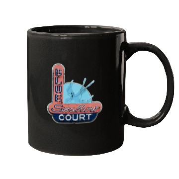 Discover Blue Swallow Court Route 66 Tucumcari Mugs