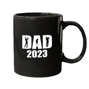 Discover Funny Dad 2023 For Golfer Mugs