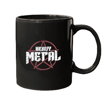 Discover Heavy Metal Music Band Genre Bass Mugs