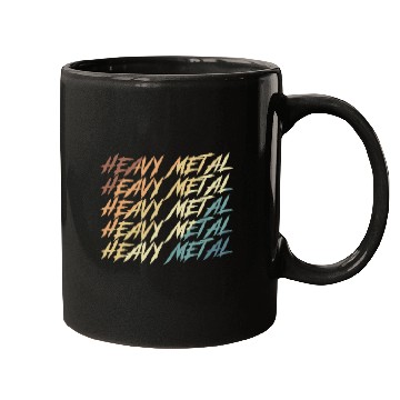 Discover Heavy Metal Headbanging Band Genre Mugs