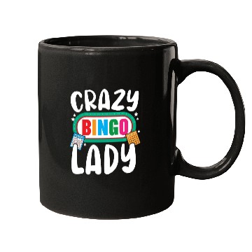 Discover Crazy Bingo Lady Bingo Player Casino Lottery Mugs