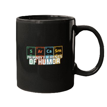 Discover Primary Elements of Humor Science Sarcasm Mugs