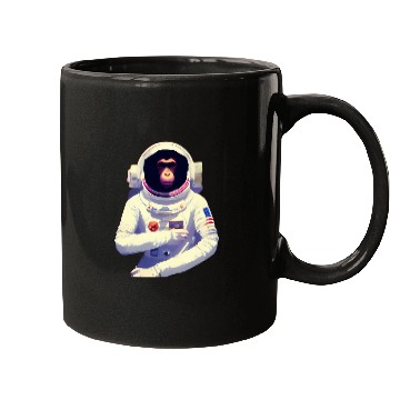 Discover Astronaut Ape Space Mugs