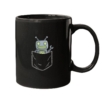 Discover Robot Pocket Mugs