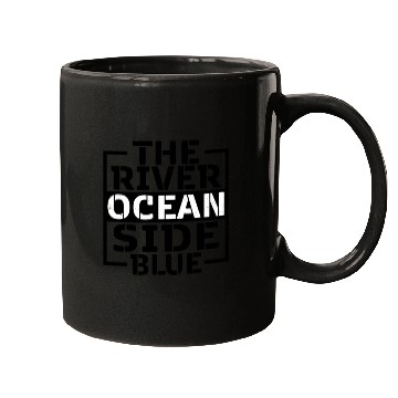 Discover The River Ocean Side Blue - Ocean Lover Mugs