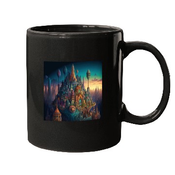 Discover Psychedelic City 3 Mugs