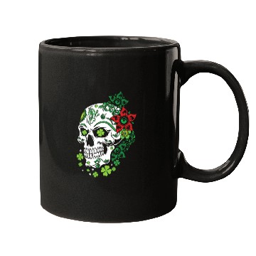 Discover Sugar Bone Floral Shamrock Saint Patrick Day Mugs