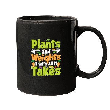 Discover Plants and Weights, That's All It Takes Mugs
