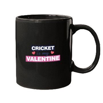 Discover Cricket is my Valentine Gift1728 Mugs