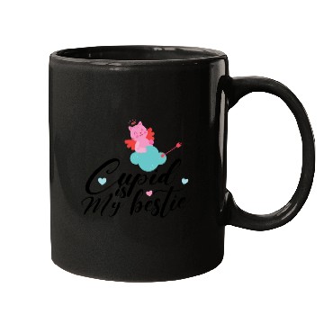 Discover Cupid is my bestie gift for valentine cupid lovers Mugs