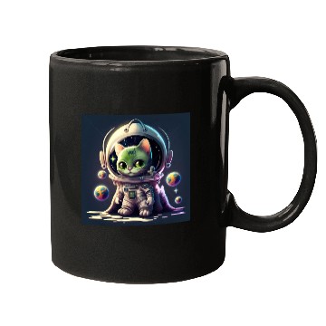 Discover cat in space Mugs