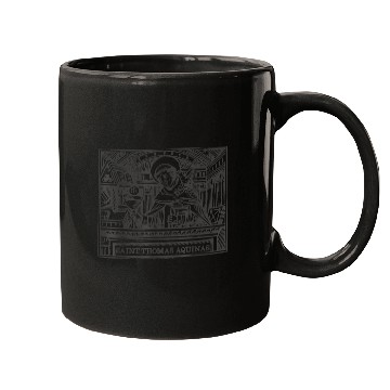 Discover St Thomas Aquinas Patron Saint Students Catholic S Mugs