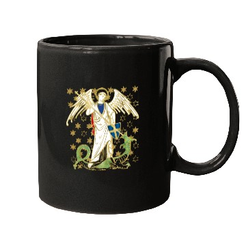 Discover St. Michael the Archangel Icon Dragon Catholic Ang Mugs