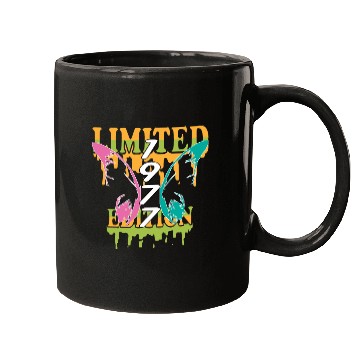 Discover 1977 Born Limited Edition Butterfly Gift Mugs