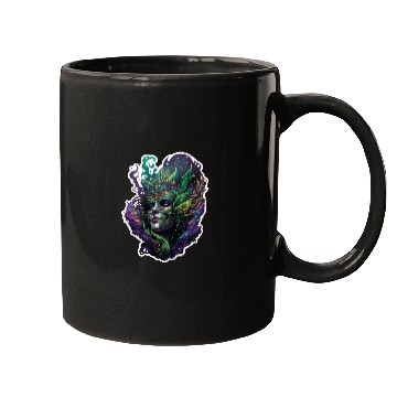 Discover Mardi Gras Mask Queen Mugs